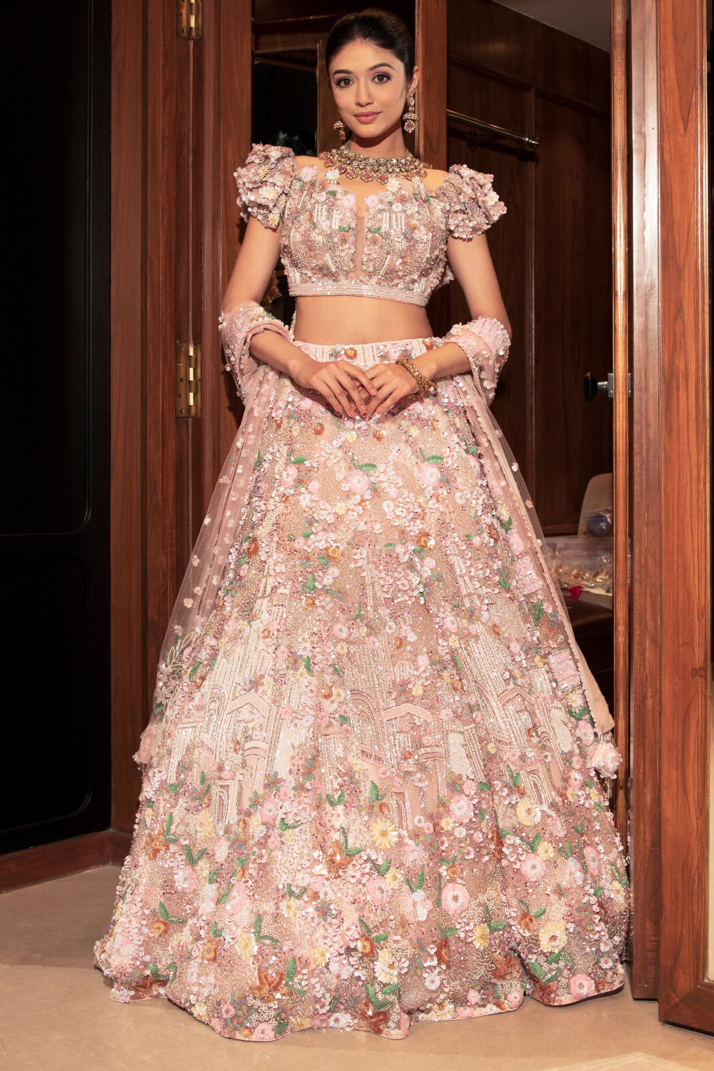 Cocktail shops lehenga